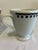 Vintage Sterling Vitrified China Black Rimmed Pedestal Mugs, Set of 2, Restaurant Ware For Sale - Image 9 of 12