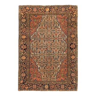 Late 18th Century Antique Farahan Sarouk Rug 3'5'' x 5' For Sale