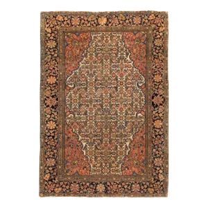 Late 18th Century Antique Farahan Sarouk Rug 3'5'' x 5'