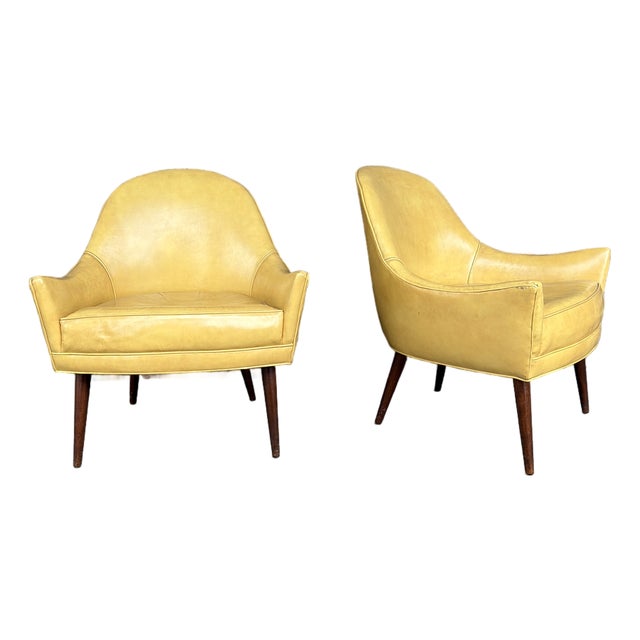 Paul McCobb Mid Century Modern Lounge Club Chairs Sold as Pair We Have (4) For Sale