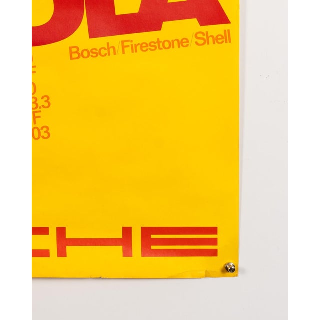 1970s Porsche Interserie Imola Original Poster by Atelier Strenger, 1972 For Sale - Image 5 of 9