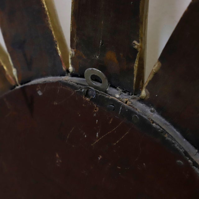 Vintage Mexican sunburst mirror Mexico, ca. 1960 For Sale - Image 11 of 17