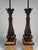 Mid 19th Century Grand Tour–Style Neoclassical Bronze and Siena Marble Lamps - a Pair For Sale - Image 4 of 10