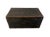 Black Rustic Painted Teak Traveling Trunk For Sale - Image 8 of 9