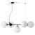 Mid-Century Modern Starburst Chandelier in Black Metal & Glass from Cassina For Sale - Image 10 of 10