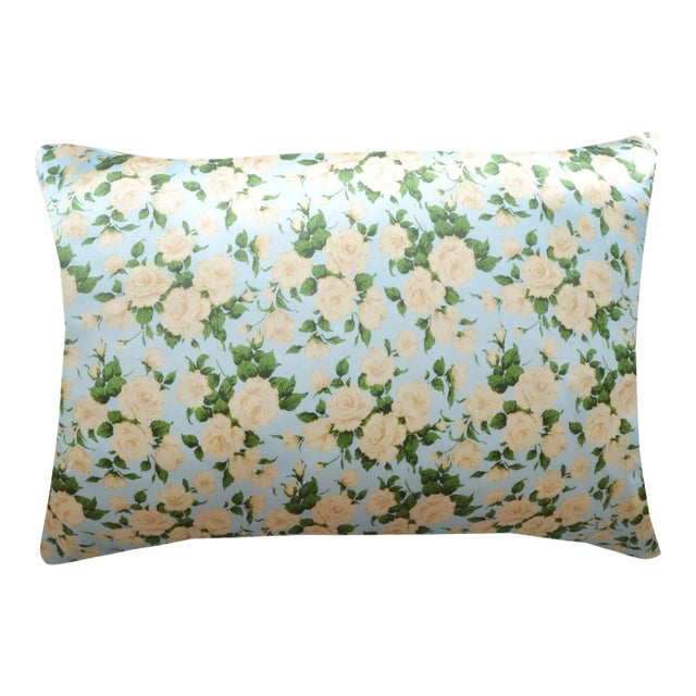Silk Pillowcase Made With Liberty Fabric Carline Rose For Sale