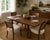 Mid-Century Modern Vintage Mid-Century Modern Expandable Dining Set With Cane Back Chairs For Sale - Image 3 of 10