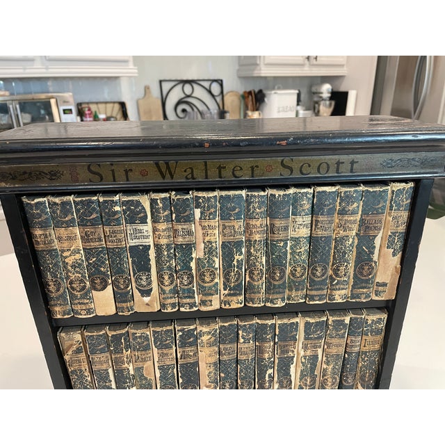 An attractive and unusual "Handy Volume Scott", a complete 31-volume miniature collection of the works of Sir Walter...