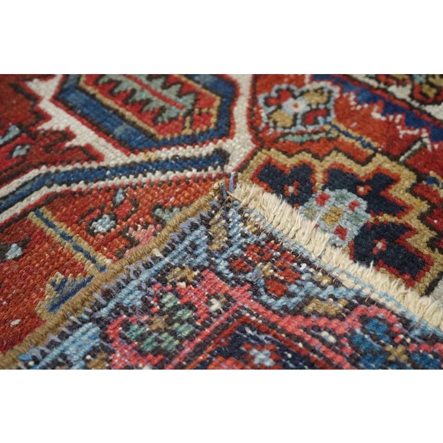 Vintage Heriz Rug 7'5'' x 10'6'' For Sale - Image 11 of 11