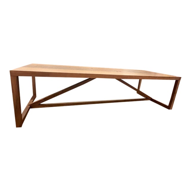 Blu Dot Strut Wood Coffee Table For Sale