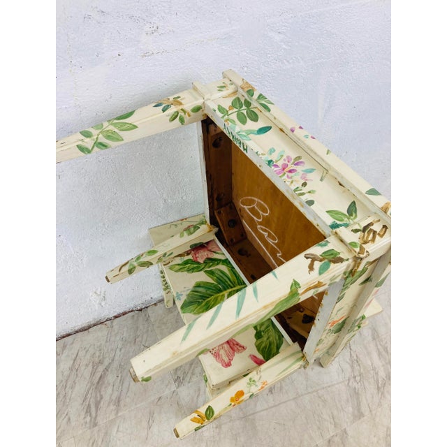 Palm Beach Style Hand Painted Side Tables, a Pair For Sale - Image 4 of 10