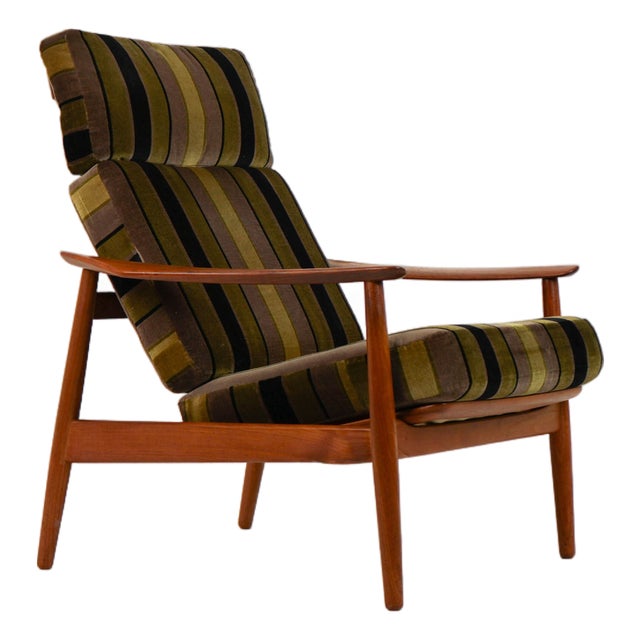 Teak Lounge Chair by Arne Vodder for France & Son, 1960s For Sale