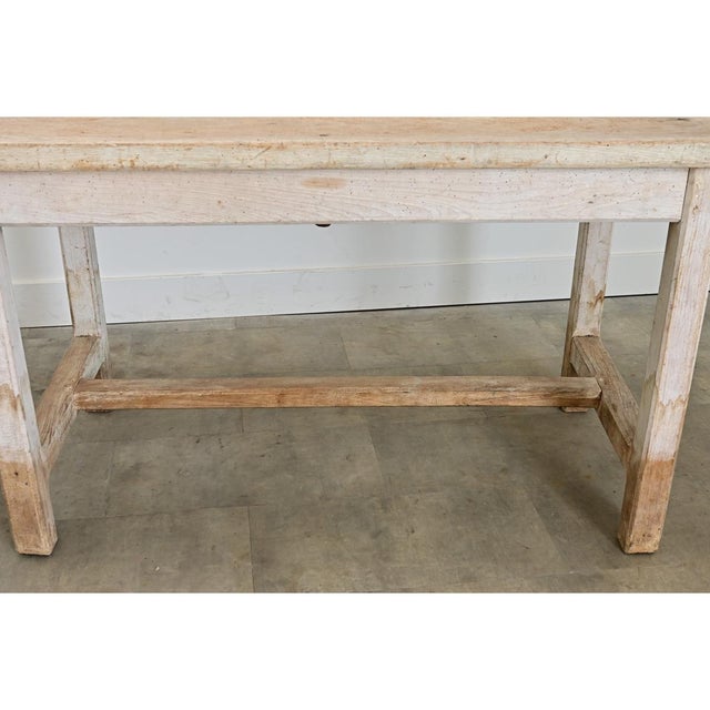 Late 19th Century English 19th Century Limed Beech Prep Table For Sale - Image 5 of 15
