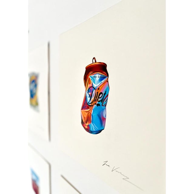 Illustration 'Diet Coke Crush' Original Framed Drawing For Sale - Image 3 of 6