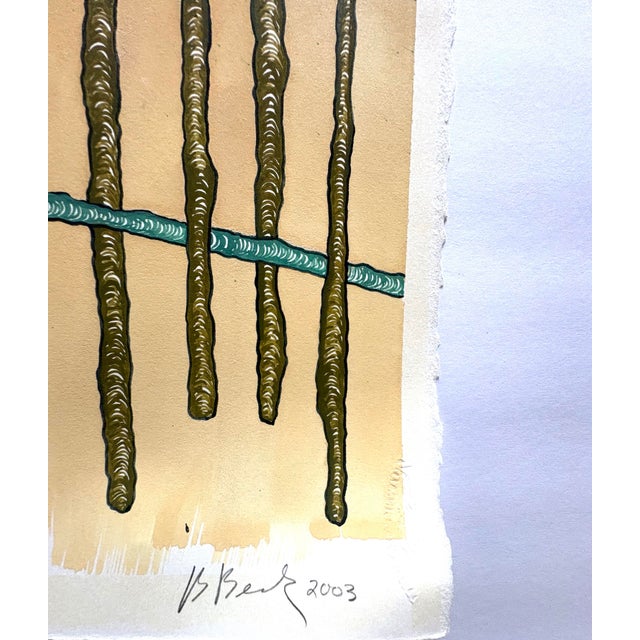 Barbara Beck 2003 Abstract Watercolor Painting on Paper - Signed/Dated/Unframed For Sale In New York - Image 6 of 7