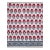 Hana King Red/Teal Flat Sheet For Sale