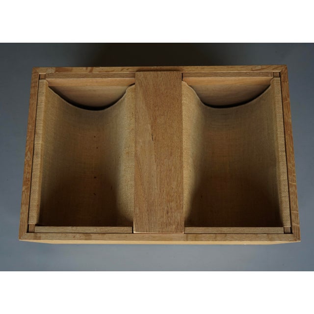 Vintage Magazine Holder in Oak, 1970s For Sale - Image 9 of 11