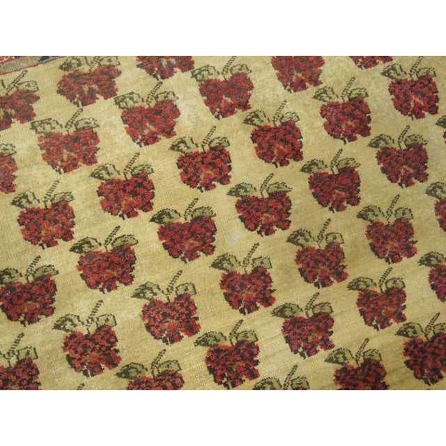 Textile Antique Zabihi Collection Rare Caucasian Kuba Square Rug - 4'10" x 4'10" For Sale - Image 7 of 7