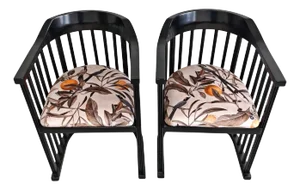 Jugendstil Armchairs in the style of Josef Hoffmann, Austria, 1910s, Set of 2