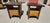 Rustic Mid-Century Modernist Rattan and Wood Side Tables For Sale - Image 3 of 8