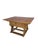 A rare Baroque box table in hardwood, Austria, circa 1700. The broad top sits above a single deep drawer fitted with a...