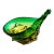 Vintage Murano Art Glass Conch Shell Bowl For Sale