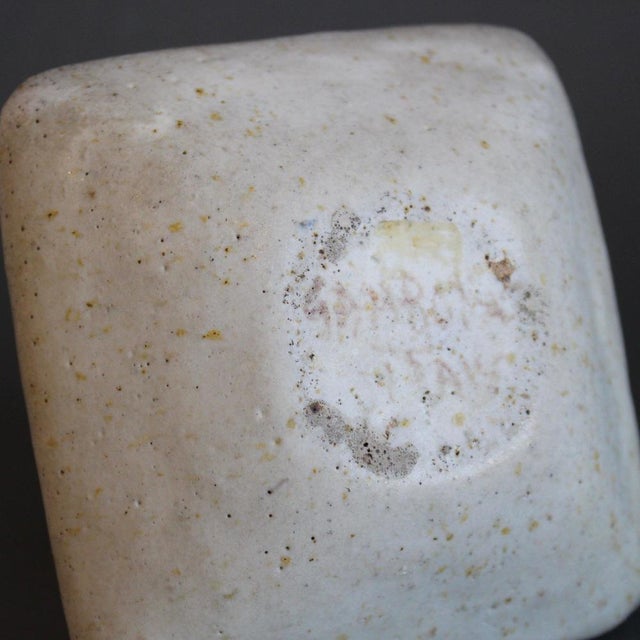 Vintage Italian Ceramic Bottle by Bruno Gambone, 1980s For Sale - Image 10 of 12