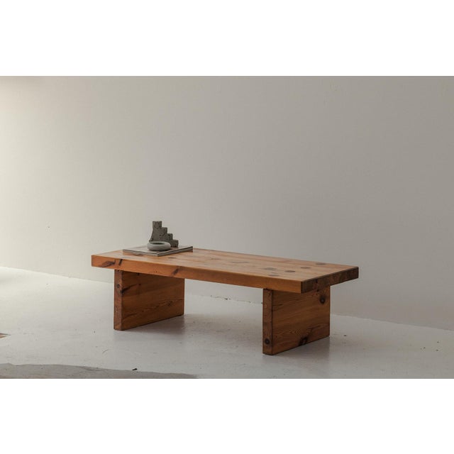 ‘Bamse’ bench designed by Roland Wilhelmsson and produced by Karl Andersson in Sweden around 1970. Solid pine structure...