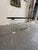 Vintage Pace Collection Glass Coffee Table Lucite Legs Chrome Caps For Sale - Image 9 of 12