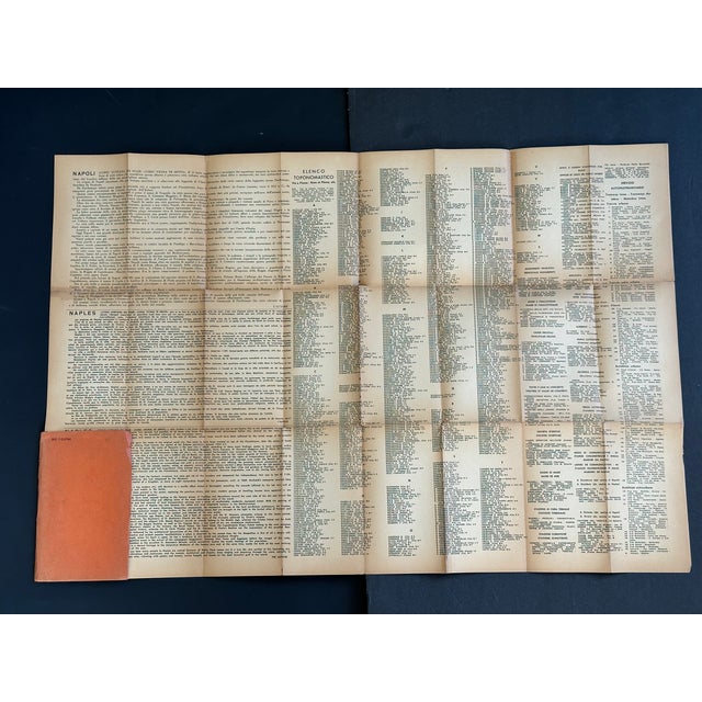 Vintage Map of Naples Italy For Sale - Image 10 of 12