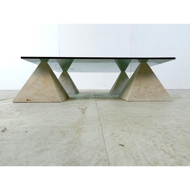 Vintage Stone Pyramid Coffee Table, 1970s For Sale - Image 6 of 11