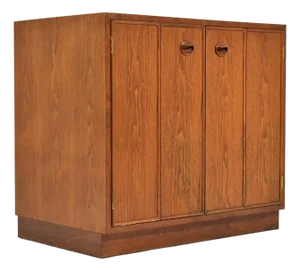 Edward Wormley Walnut Cabinet by Dunbar