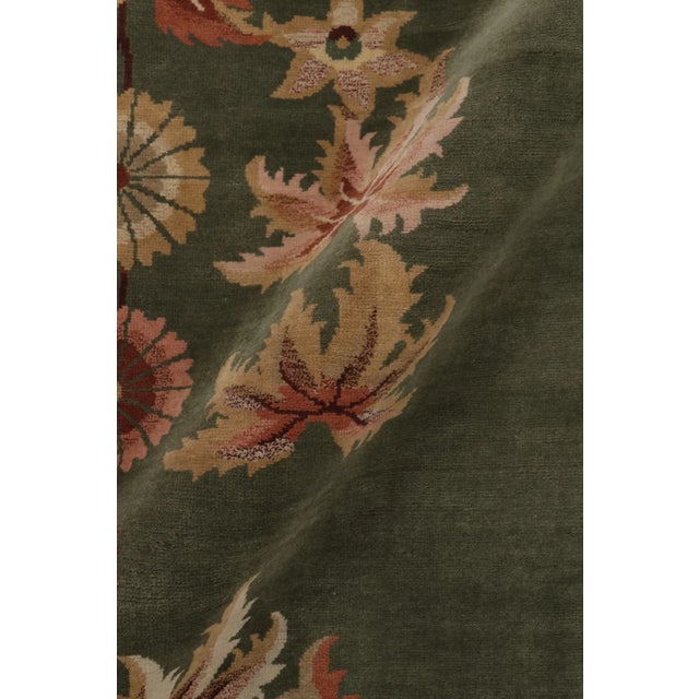 Textile Contemporary Oversized Chinese Art Deco Style Wool Rug by Rug & Kilim, India For Sale - Image 7 of 10