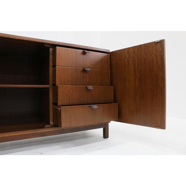 Vintage Spanish Brutalist Sideboard Credenza, 1970s For Sale - Image 6 of 13