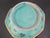 Chinese Tongzhi Turquoise Enamel Hand Painted Flower Octagonal Pottery Bowl For Sale - Image 11 of 11