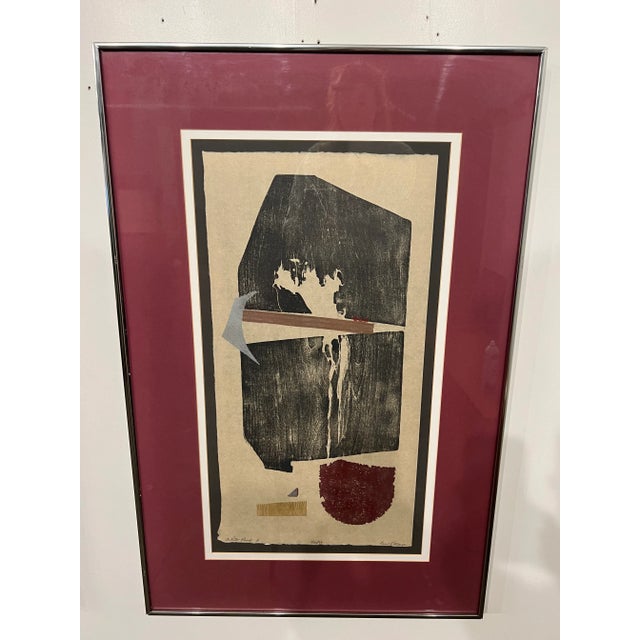 Framed Stamped Litho by Artist Carol Morgan Signed and Numbered Ap 1/1 79’ For Sale - Image 10 of 10