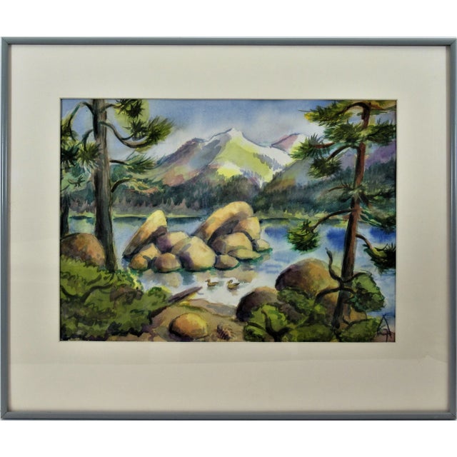 Arnold A. Grossman, California Landscape, Circa 1990 For Sale In San Francisco - Image 6 of 6