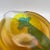 Vintage Art Glass Vase in Yellow and Turquoise by Jiri Suhajek for Moser Karlsbad, 1970 For Sale - Image 14 of 16