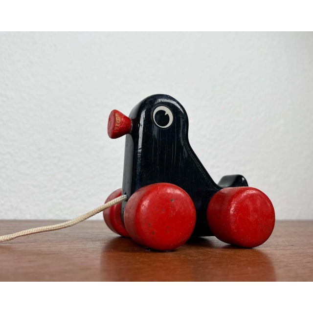 Mid-Century Modern Children Wooden Duck Toy from Brio, Sweden, 1960s For Sale - Image 4 of 18