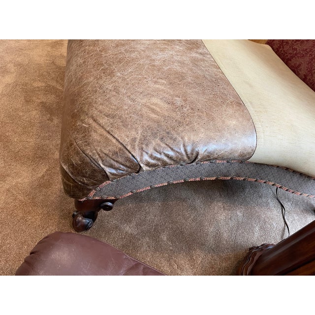 Traditional Oversized Chaise Lounge For Sale - Image 10 of 14
