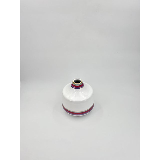 This elegant ceramic vase from the renowned Deruda ceramics company (Italy) is designed by Nazareno Picchiotti, featuring...