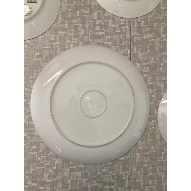 1970s Female Figural Decorative Plates, Set of 4 For Sale - Image 9 of 10