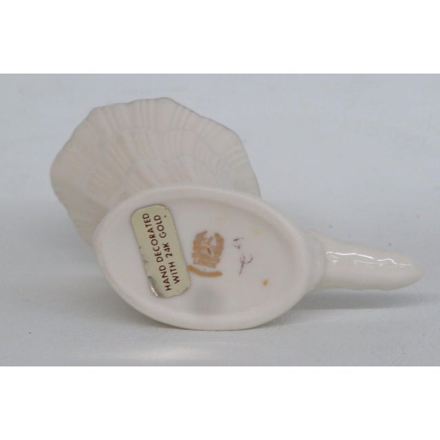 Ceramic Lenox China Decorative Porcelain Cornucopia Made in Usa With 24k Gold Trim 4928b For Sale - Image 7 of 12