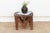 Brown Tribal Geometric African Stool For Sale - Image 8 of 8
