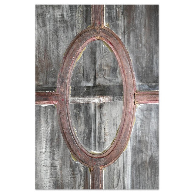 Large Patinated Solid Wood Dresser For Sale - Image 4 of 10