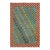 Contemporary Balochi Blue/Beige Wool Rug - 4'0''x5'10'' For Sale