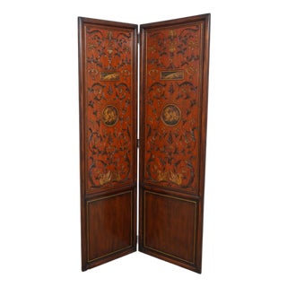 Theodore Alexander Neoclassical Room Divider Screen For Sale