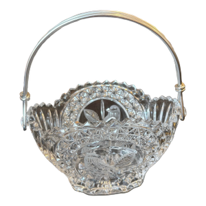 Hofbauer Crystal Basket “Byrdes” Collection