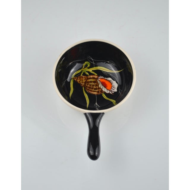 Ceramic Shell Ceramic Set by Guy Trévoux for Henriot Quimper, 1950s, Set of 3 For Sale - Image 7 of 13