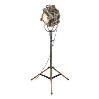 Fresnel Film Spotlight on Rolling Tripod, Munich, 1950s For Sale